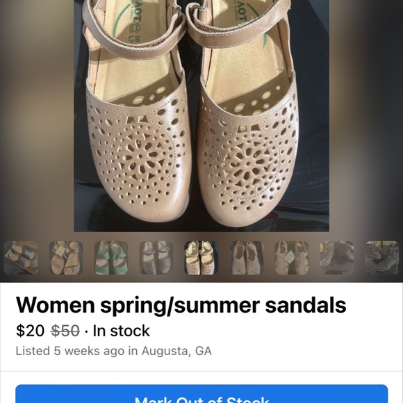 Women spring sandals - Picture 3 of 8